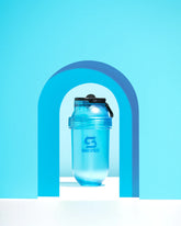 ShakeSphere Flip Straw Mini Bottle - Tritan C yan