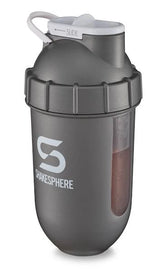 ShakeSphere Tumbler, VIEW, Gun Metal/Clear Window