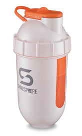 ShakeSphere Tumbler, VIEW, Pearl White/Orange Window