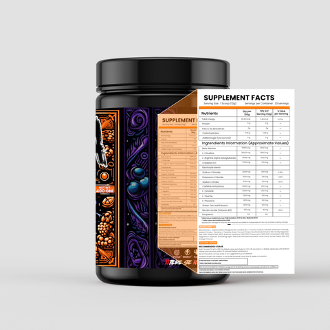 Deja Vu Pre workout – Orange Flavour: Feel the Goosebumps
