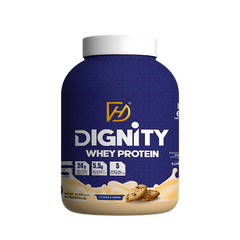 Dignity Whey Protein Cookies & Cream – 24g Protein | 2.1 kg Jar