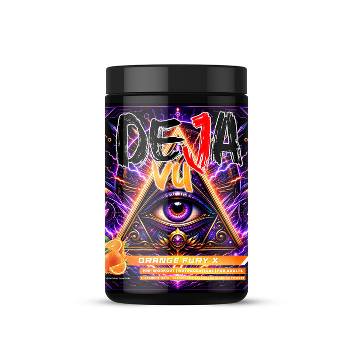 Deja Vu Pre workout – Orange Flavour: Feel the Goosebumps