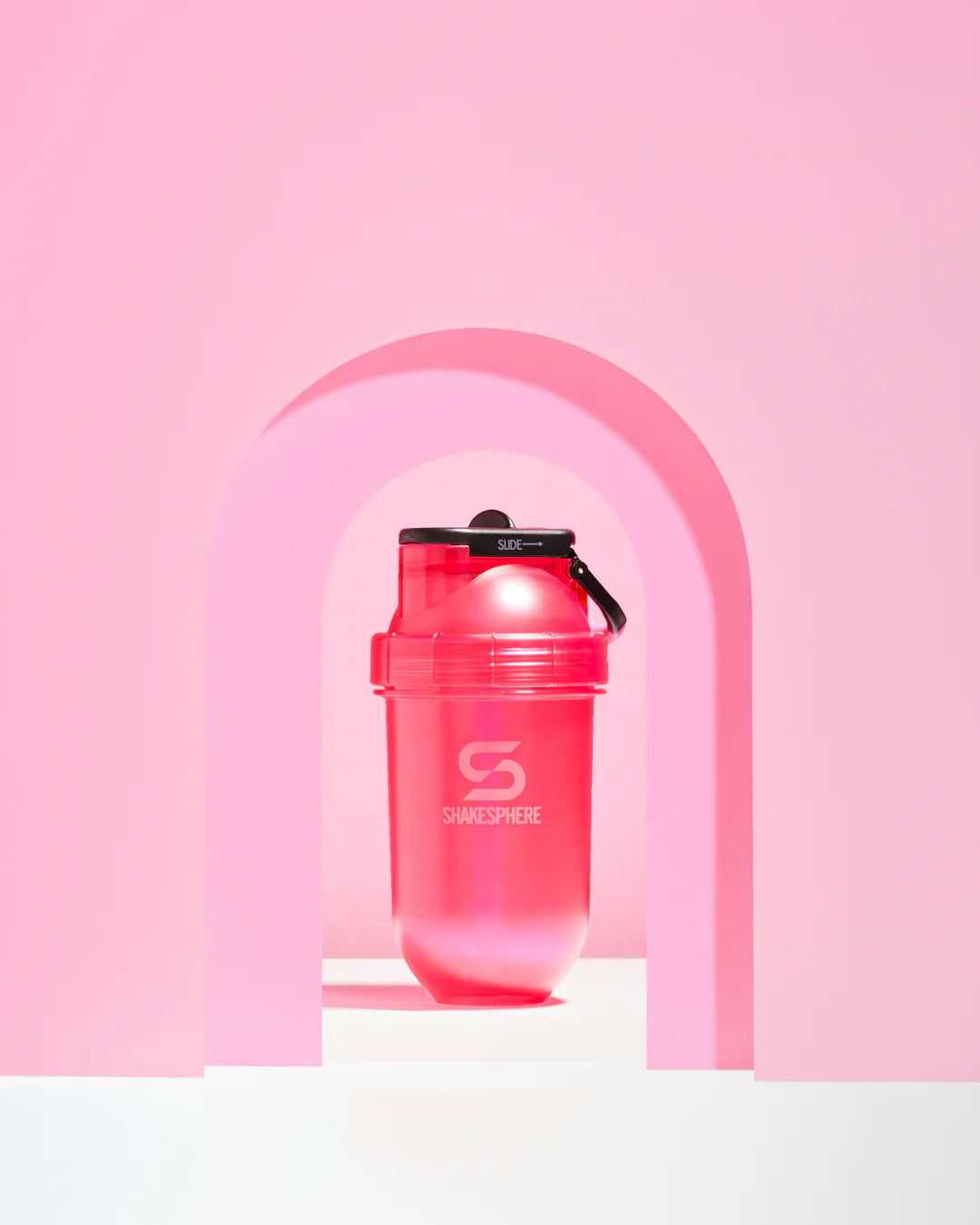 ShakeSphere Flip Straw Mini Bottle- Tritan Pink
