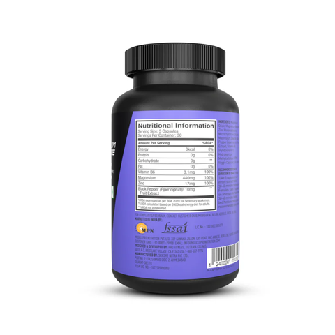 ZMA JYM Capsules | Zinc Magnesium & Vitamin B6 for Sleep, Recovery & Muscle Support