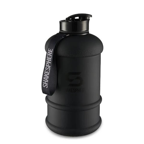 ShakeSphere Hydration Jug Matte Black/Black Logo 1.3L
