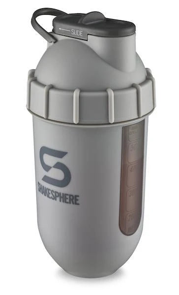 ShakeSphere Tumbler, VIEW, Matte Grey/Black Window