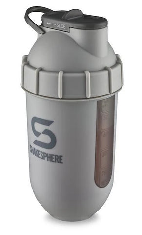 ShakeSphere Tumbler, VIEW, Matte Grey/Black Window
