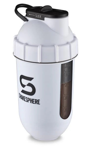 ShakeSphere Tumbler, VIEW, Matte White/Black Window
