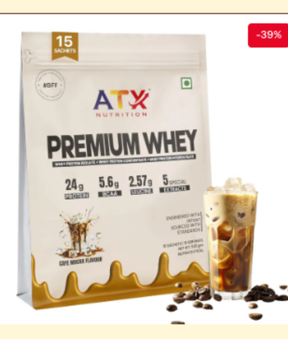 ATX Nutrition Premium Whey Protein Powder | High Protein Supplement for Muscle Recovery