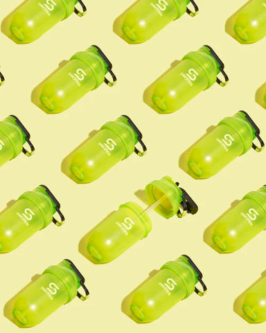 ShakeSphere Flip Straw Mini Bottle - Tritan Yellow