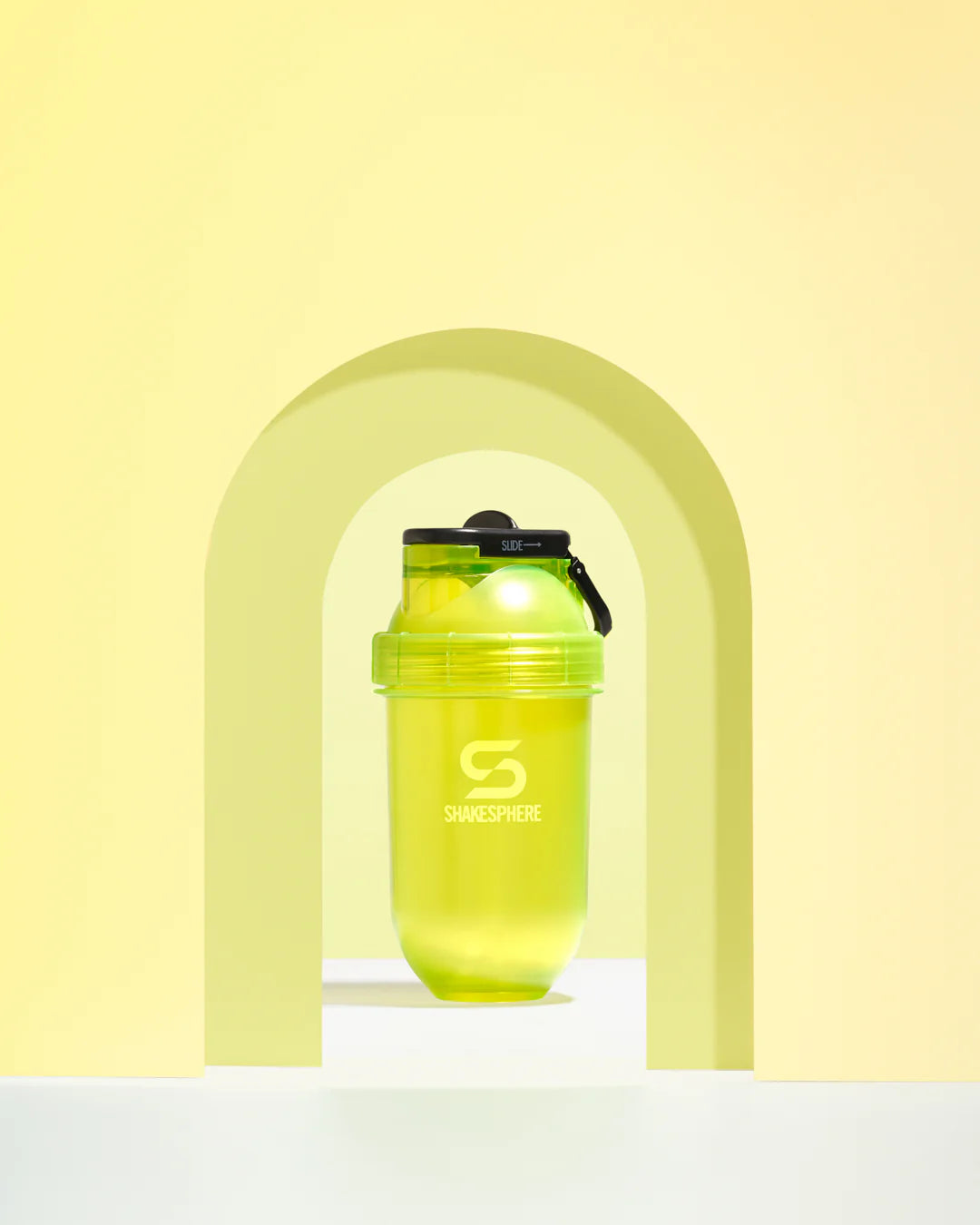 ShakeSphere Flip Straw Mini Bottle - Tritan Yellow