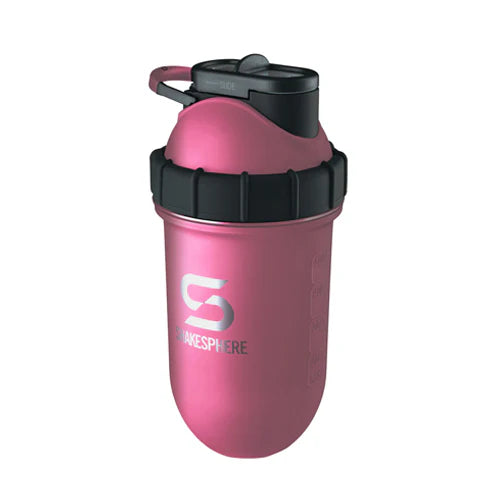 ShakeSphere Tumbler, STEEL, Rose Gold, Black logo