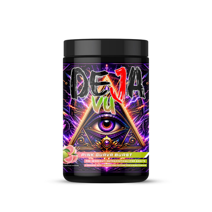 Deja Vu  Pre Workout – Guava Flavour: Feel the Goosebumps