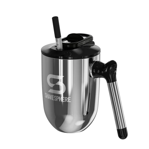 Shakesphere Thermal Coffee Mug Mirror Silver